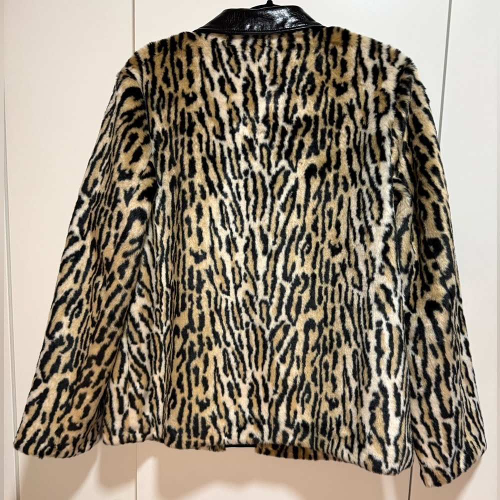 ASOS Leopard Print‎ Teddy Jacket - Picture 9 of 9